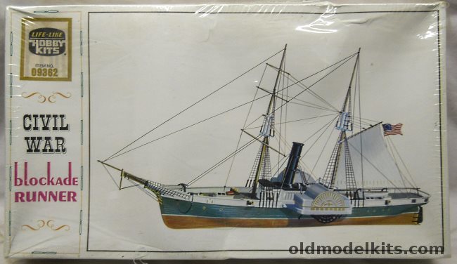 Life-Like 1/124 Civil War Blockade Runner (Cutter 'Lavinia') - (Ex-Pyro), 09362 plastic model kit